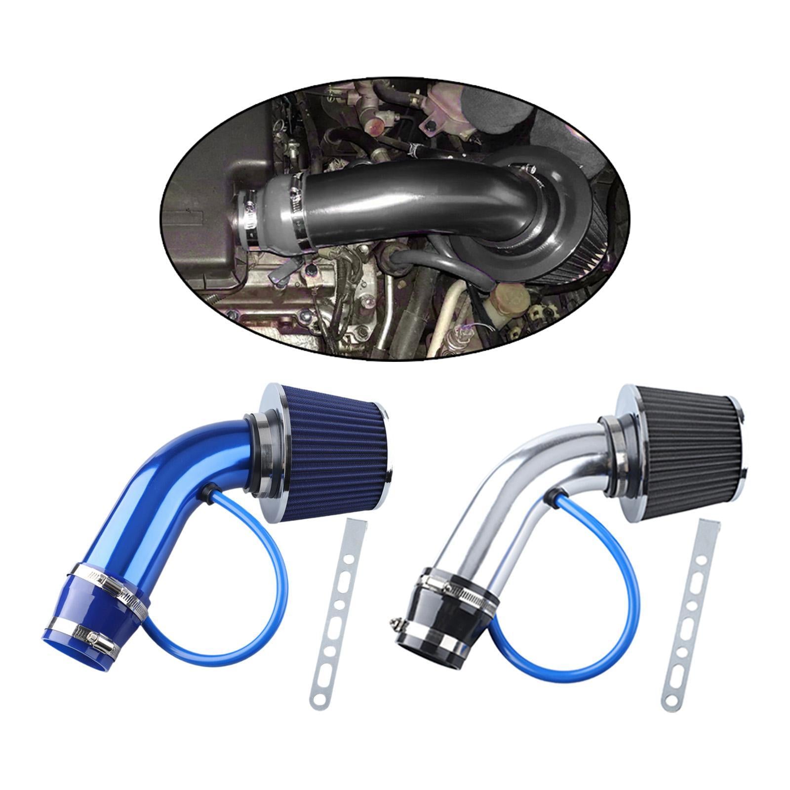 Cool Air Intake Set Easy to Install Aluminum Replacing Automotive 76mm 3inch Blue