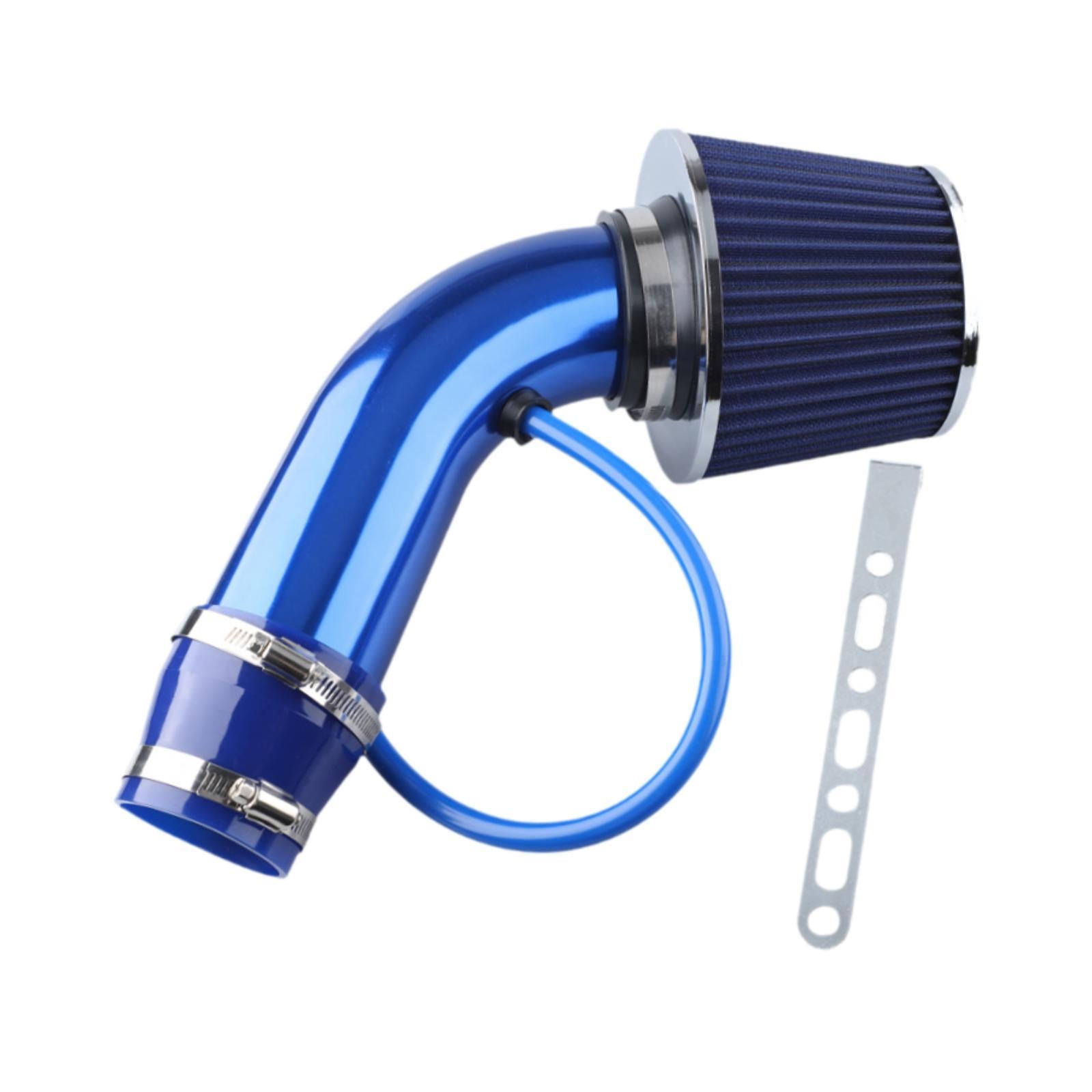 Cool Air Intake Set Easy to Install Aluminum Replacing Automotive 76mm 3inch Blue