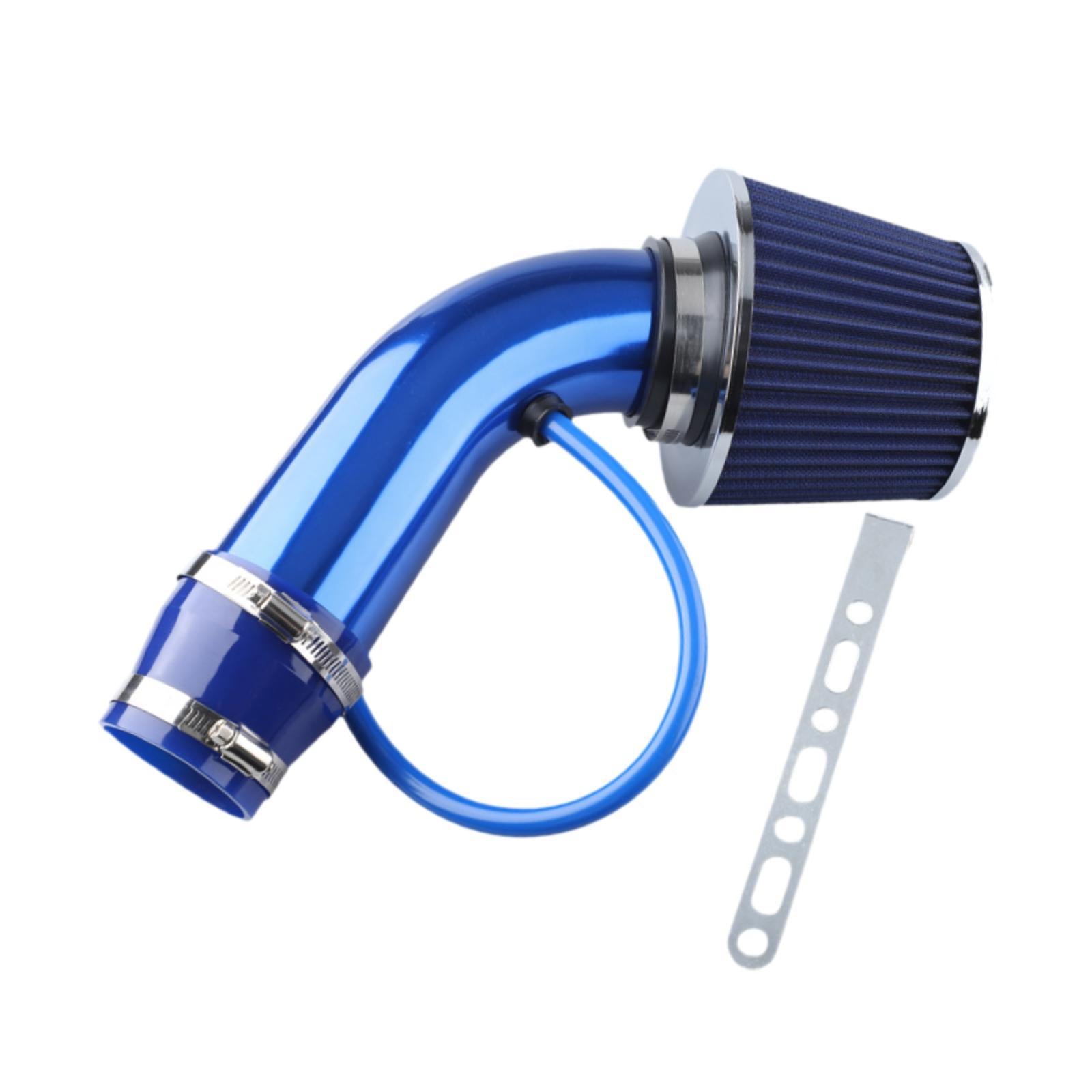 Cool Air Intake Set Easy to Install Aluminum Replacing Automotive 76mm 3inch Blue
