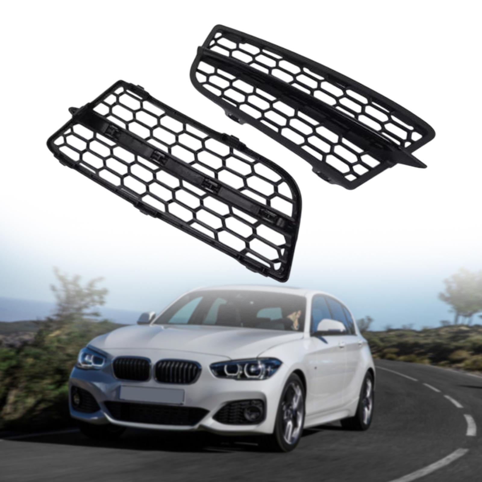 2Pcs Front Bumper M Grille 51118053804 Directly Replace for BMW Utility