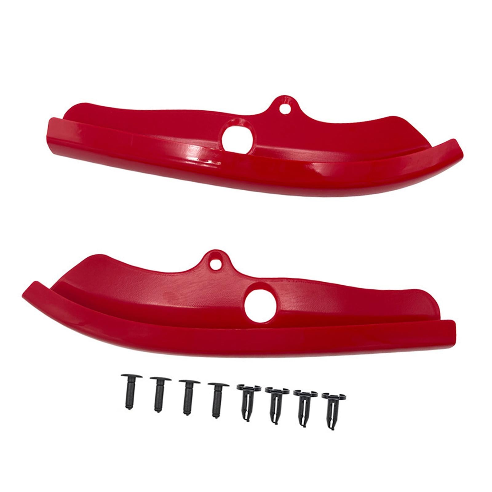 Front Bumper Lip Spoiler Accessory Corner Protector for Dodge 2015-2021 Red