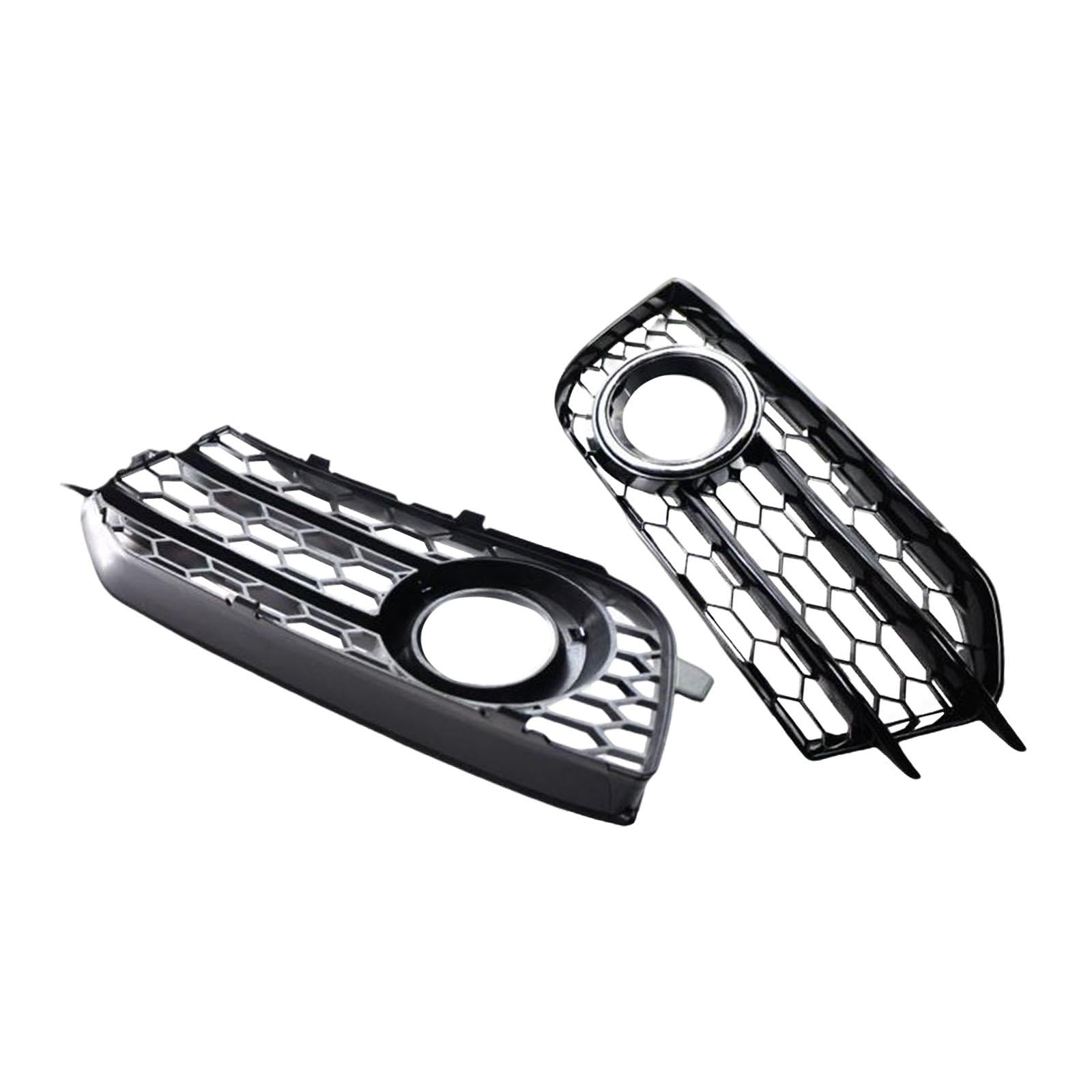 2x Front Bumper Fog Light Grille Covers 8x0807681A for Audi A1 8x 10-14