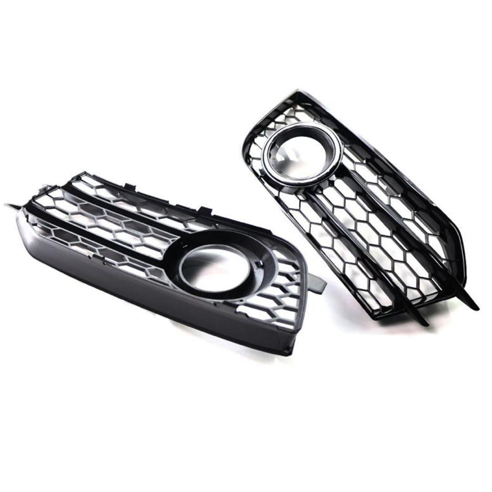 2x Front Bumper Fog Light Grille Covers 8x0807681A for Audi A1 8x 10-14