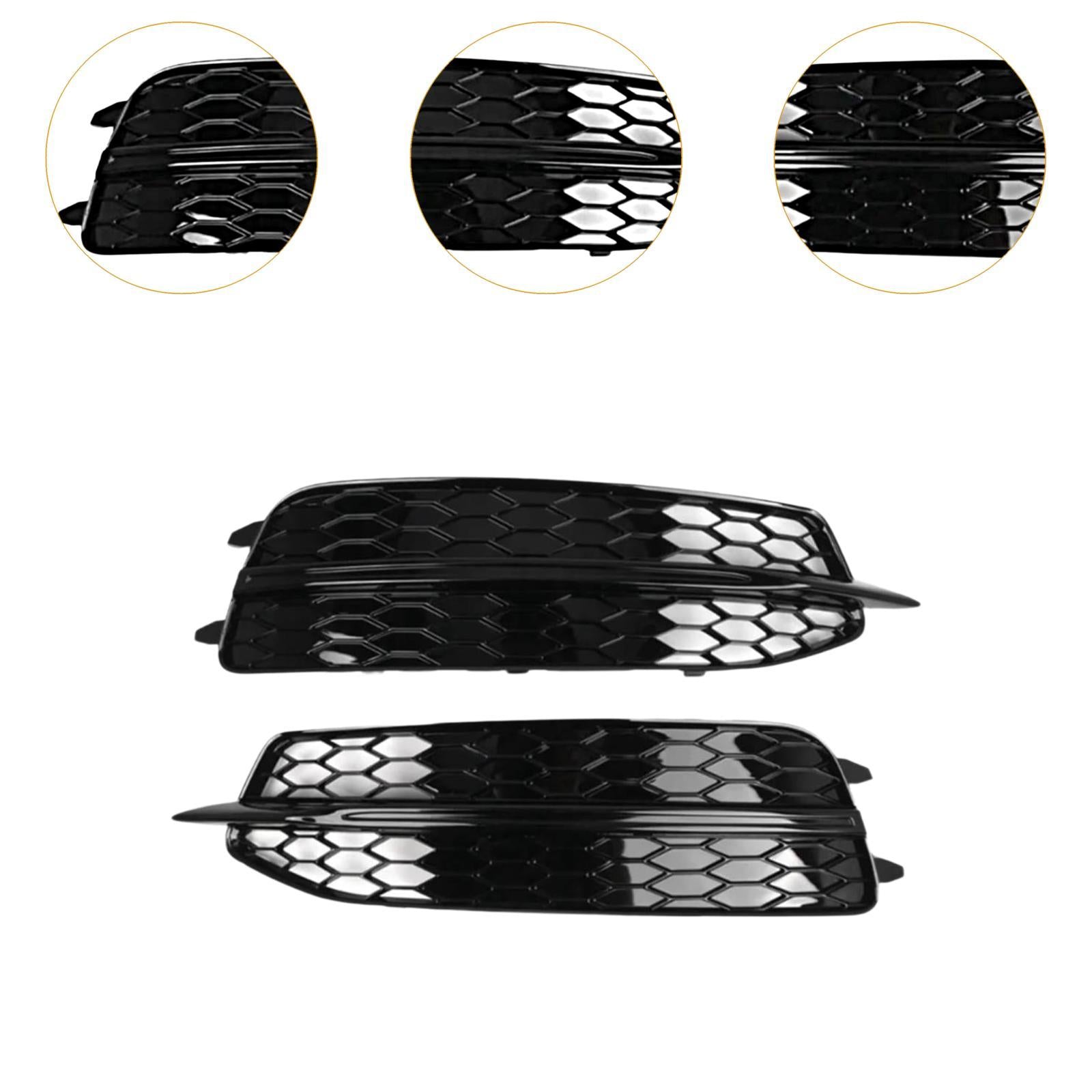 Front Bumper Lower Grilles 4G0807682D Spare Parts 1 Pair for Audi A6 C7