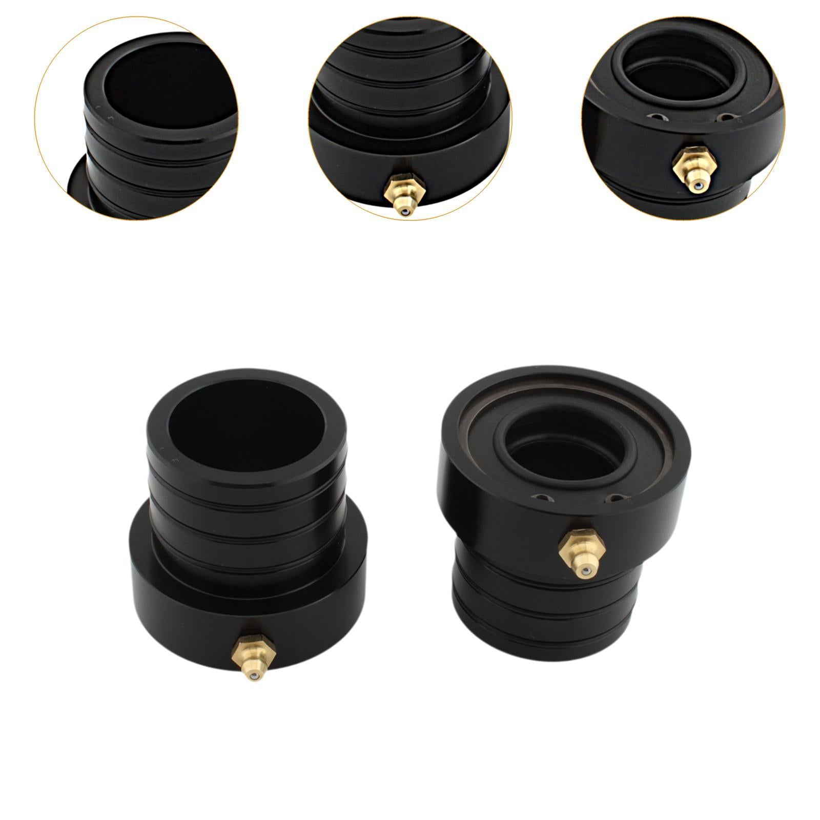 Front Axle Tube Seal Kit for Jeep Cherokee XJ 84-01 Wrangler Tjl 04-06 Black