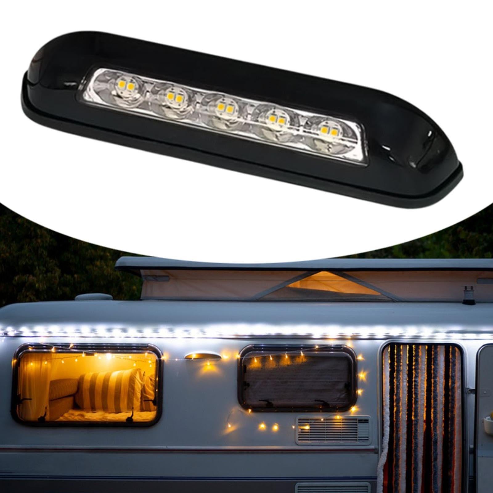 LED Light Bar Motorhome Porch Garden Camping Lorry RV Awning Lights Exterior Style D