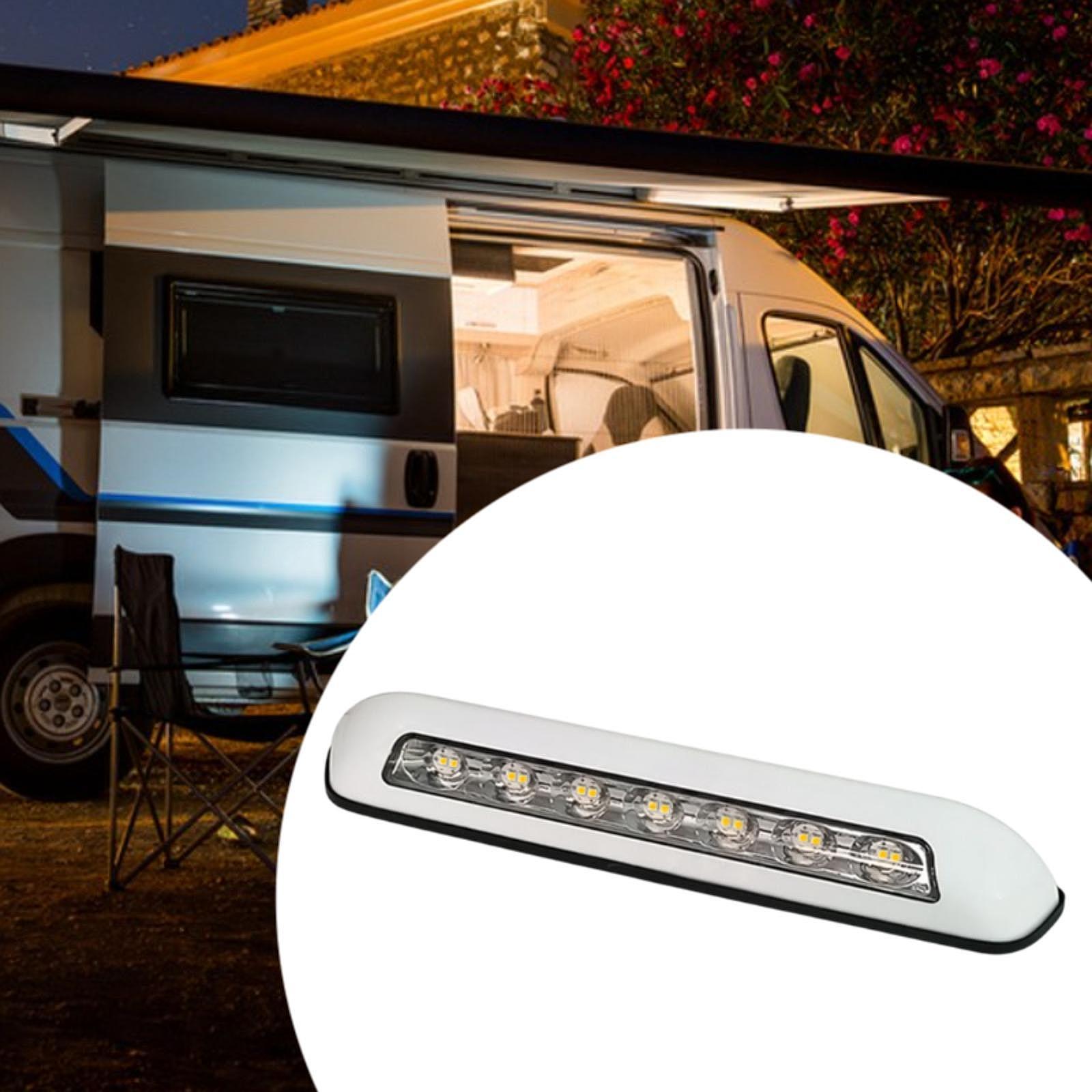 LED Light Bar Motorhome Porch Garden Camping Lorry RV Awning Lights Exterior Style E