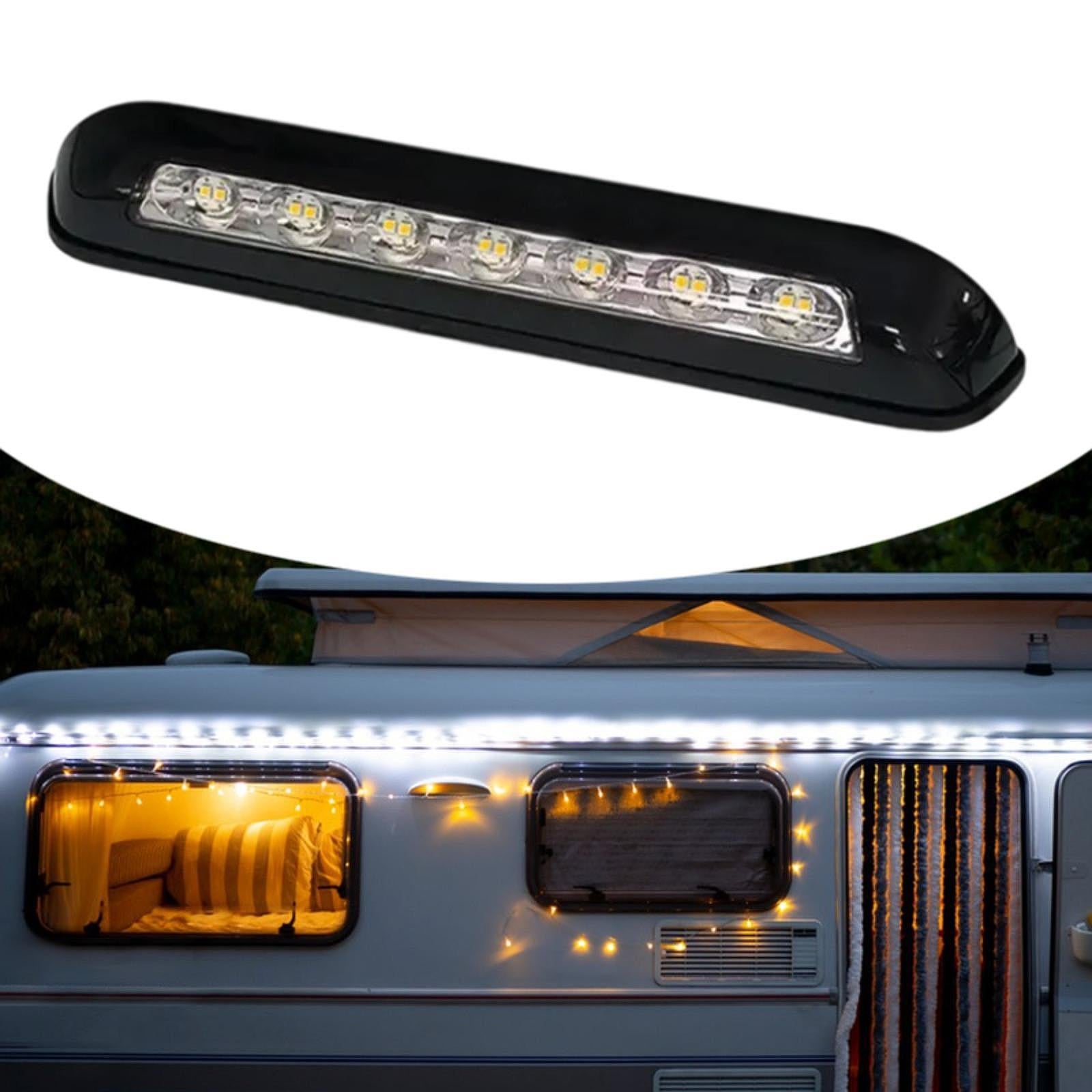 LED Light Bar Motorhome Porch Garden Camping Lorry RV Awning Lights Exterior Style H