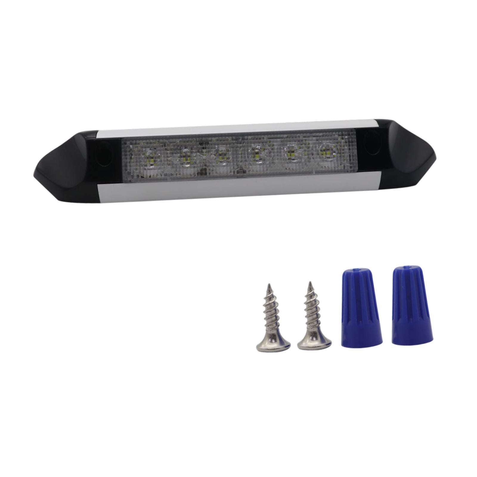 RV Exterior Light Professional High Performance 2200 Lumens Lighting Fixture Black and White