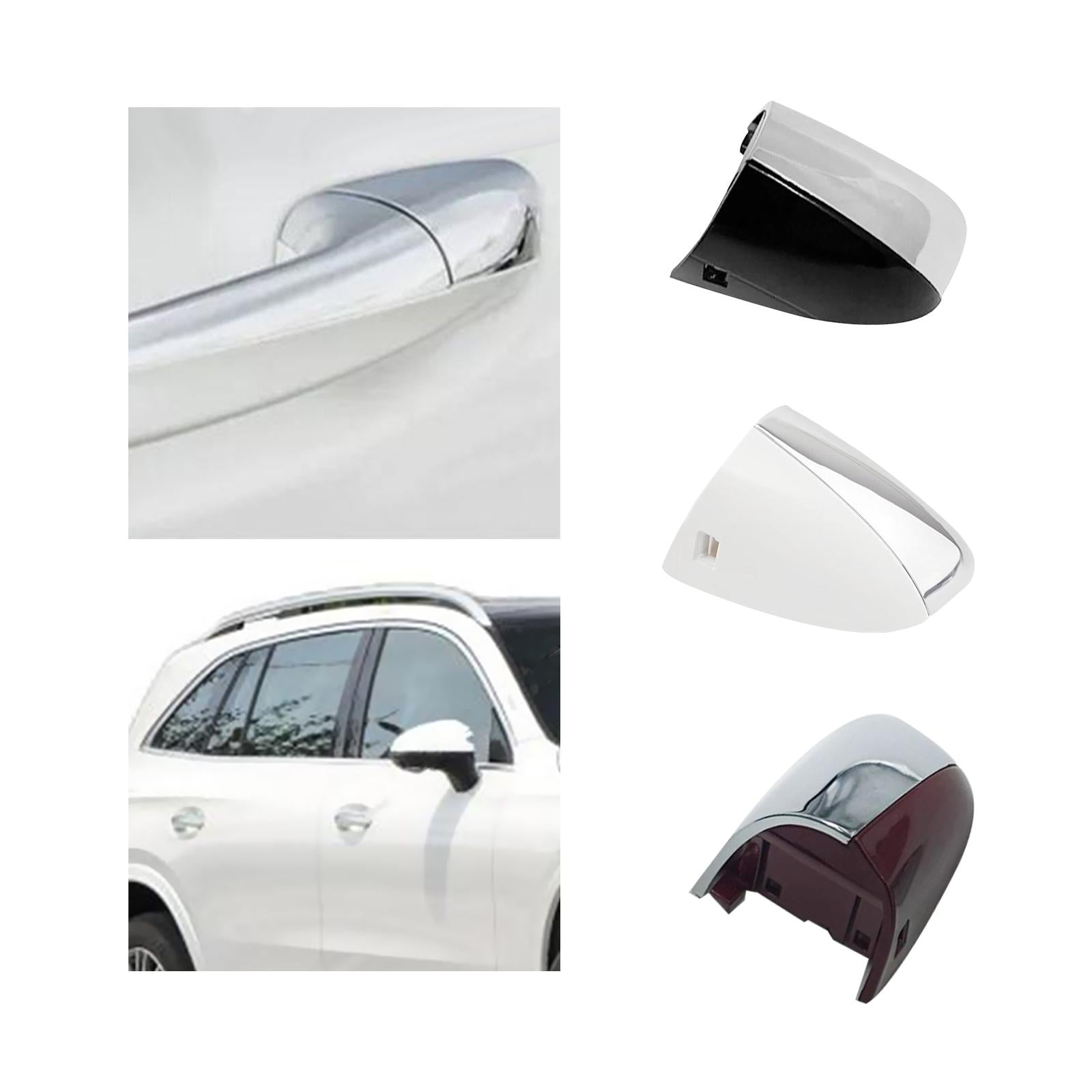 Exterior Door Handle Cover for Mercedes-benz C-class Sedan W205 Premium Black