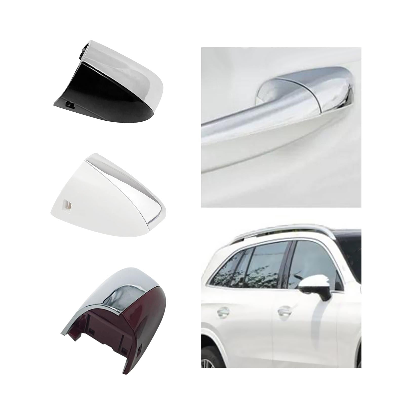 Exterior Door Handle Cover for Mercedes-benz C-class Sedan W205 Premium Black