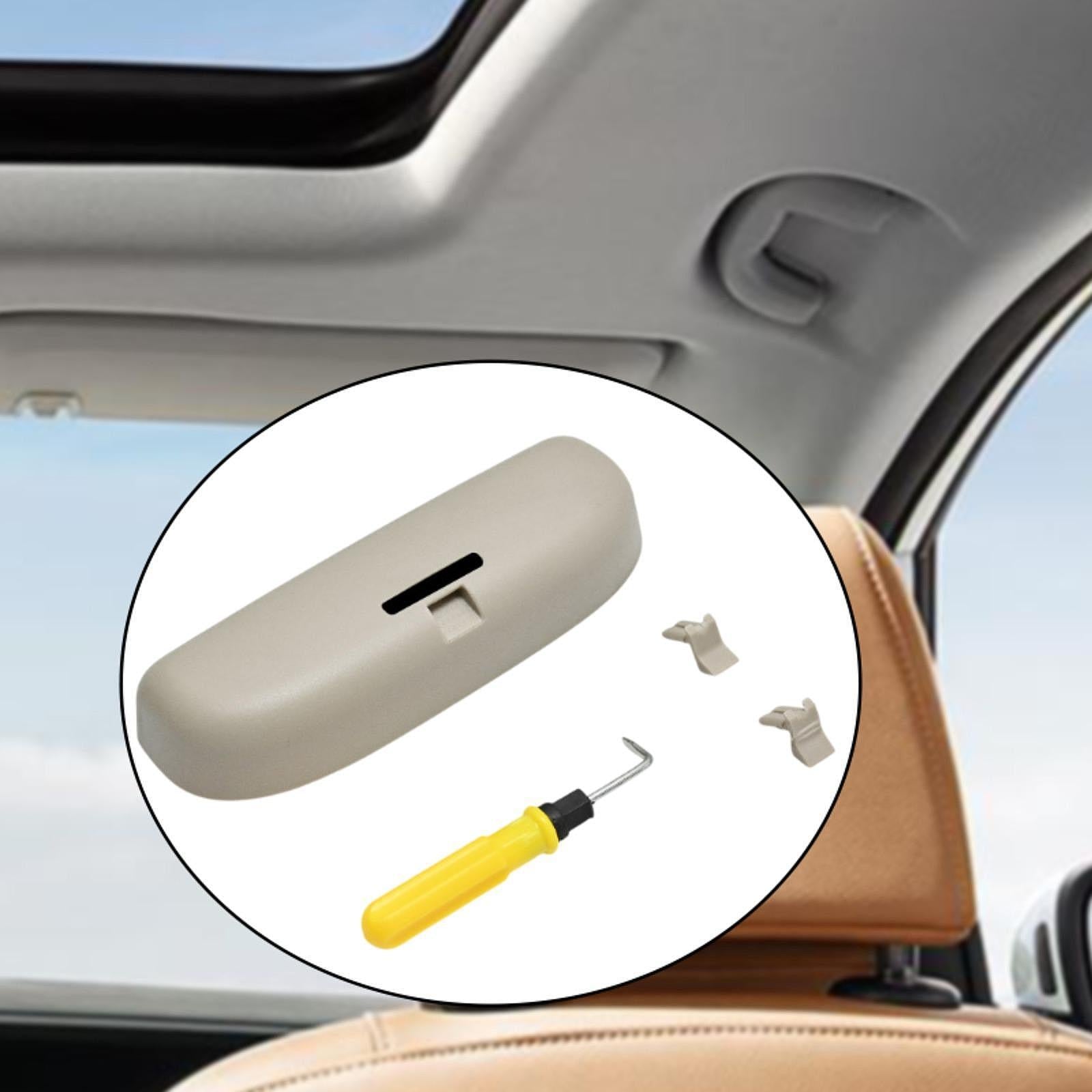 Car Sunglasses Holder Eyewear Protective Sunglasses Case for Audi A3 8V Beige