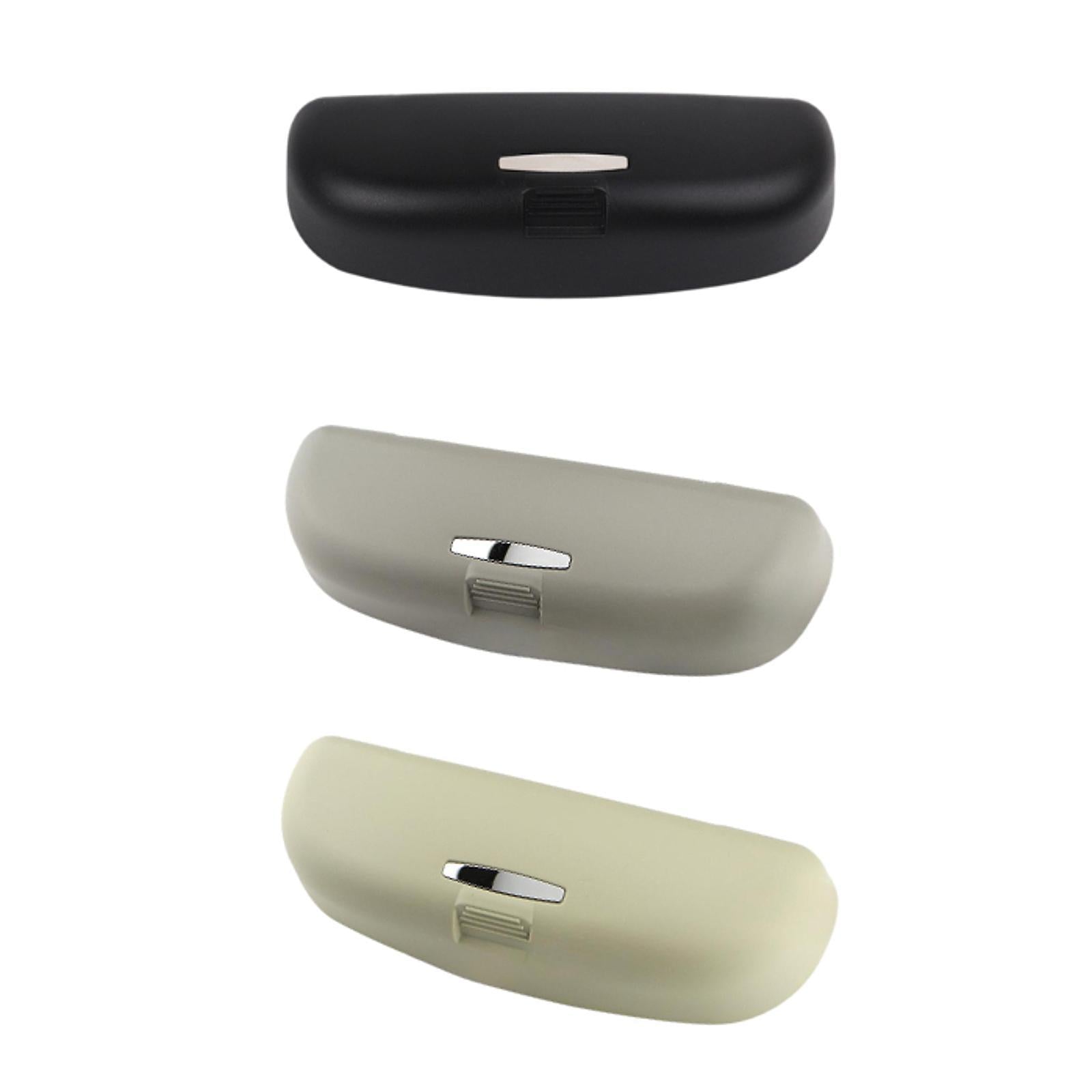 Car Glasses Case Premium Replacing Easy to Install Storage Box for Audi Black
