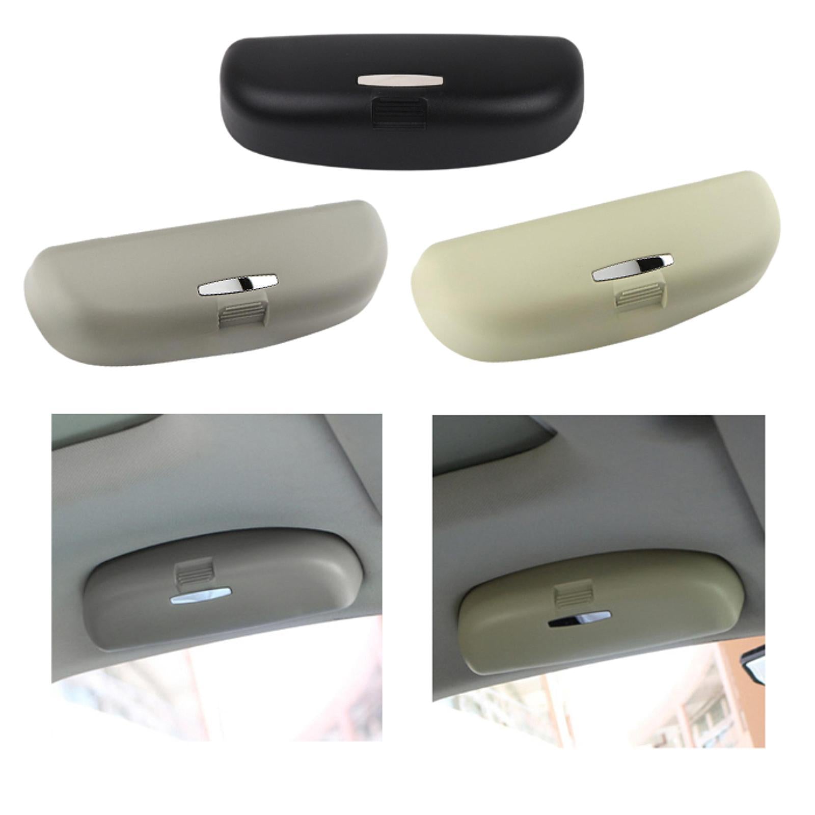 Car Glasses Case Premium Replacing Easy to Install Storage Box for Audi Black