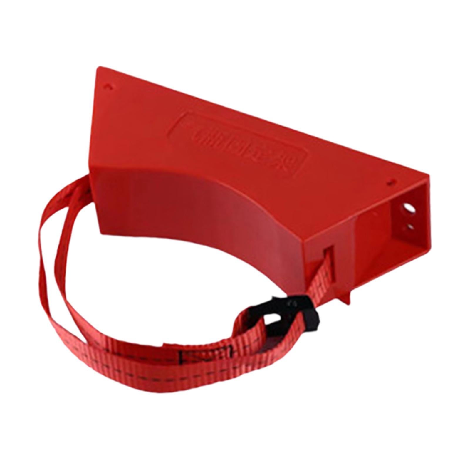 Gas Cylinder Bracket with Strong Strap Replace Accessory Portable Wall Mount Red