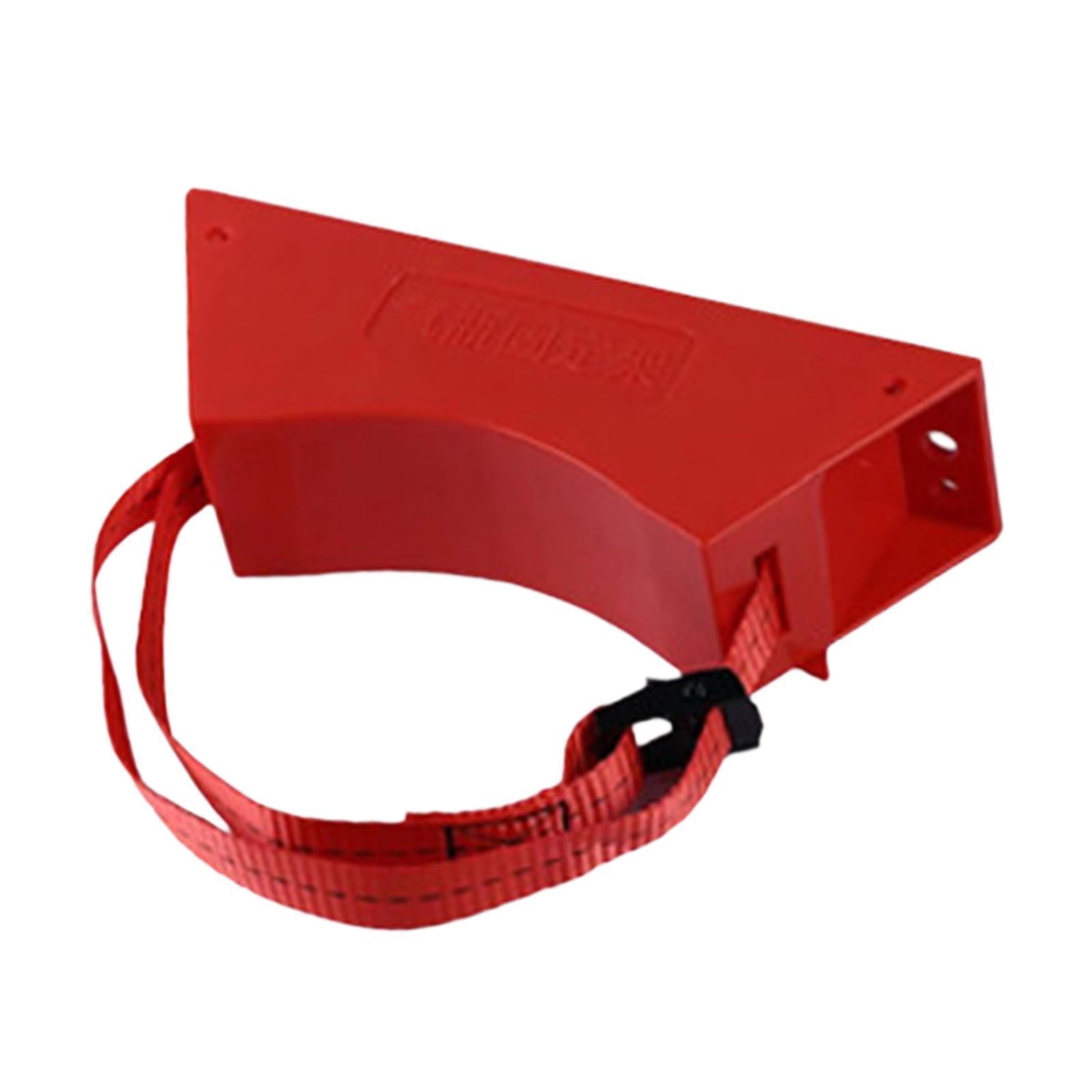 Gas Cylinder Bracket with Strong Strap Replace Accessory Portable Wall Mount Red