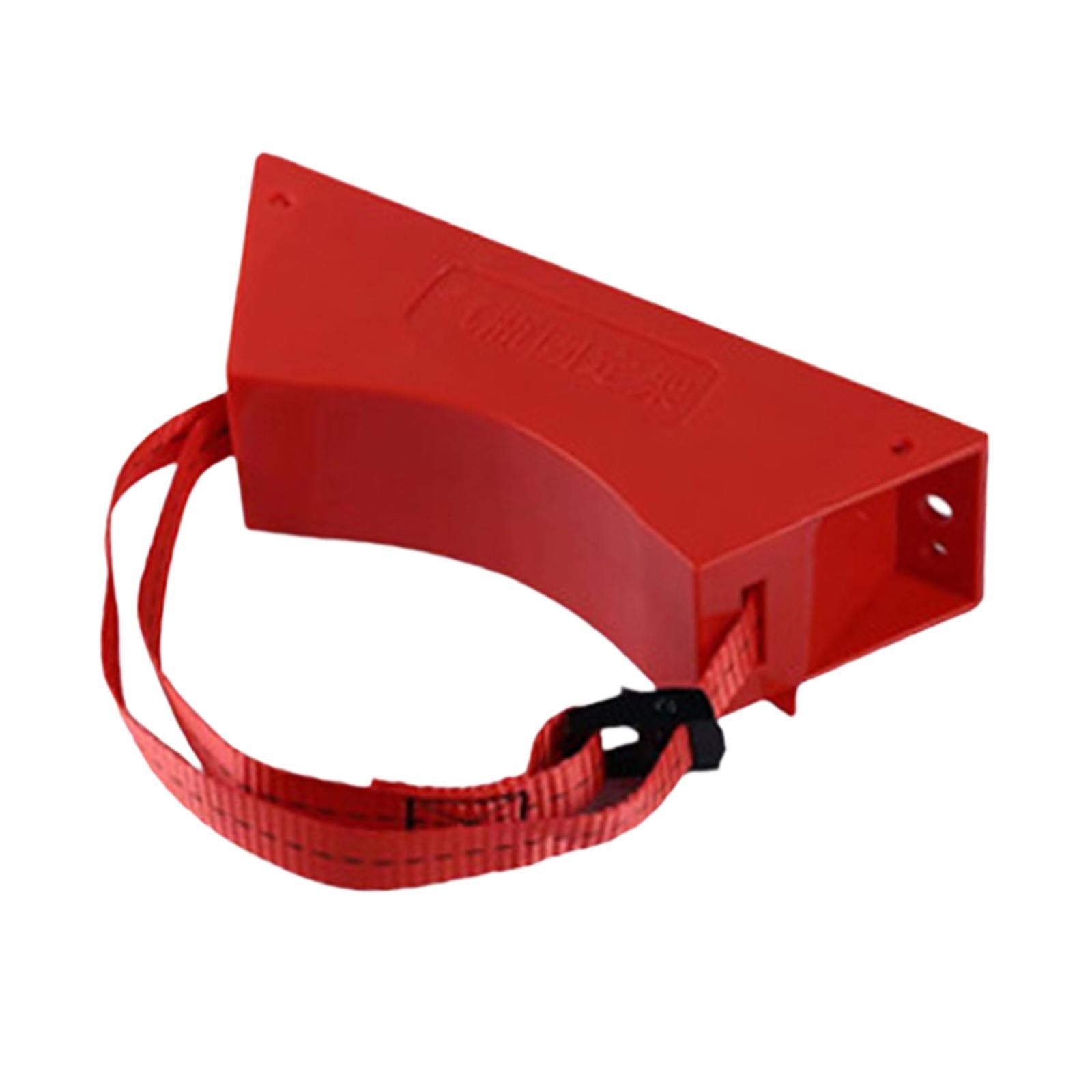 Gas Cylinder Bracket with Strong Strap Replace Accessory Portable Wall Mount Red
