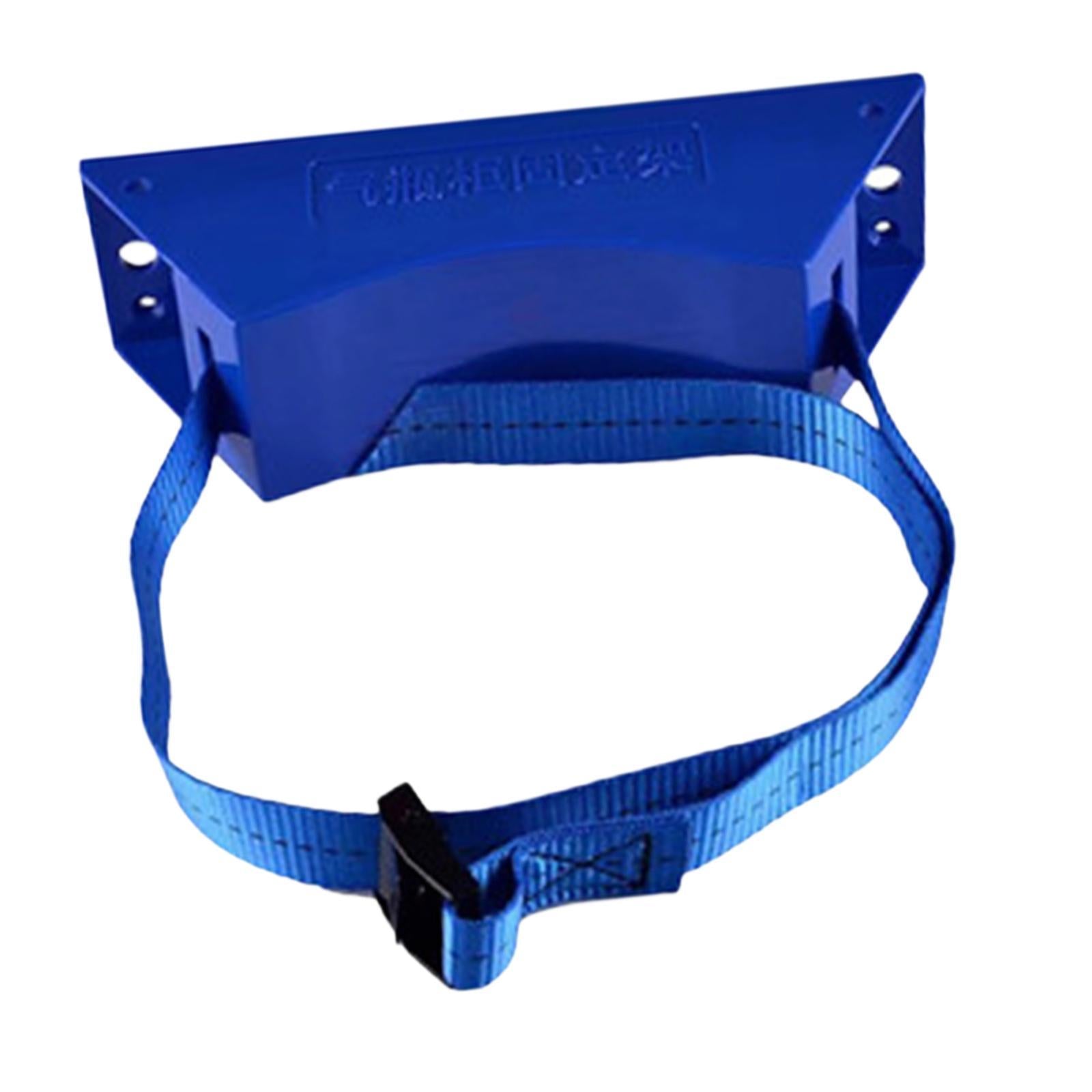 Gas Cylinder Bracket with Strong Strap Replace Accessory Portable Wall Mount Blue
