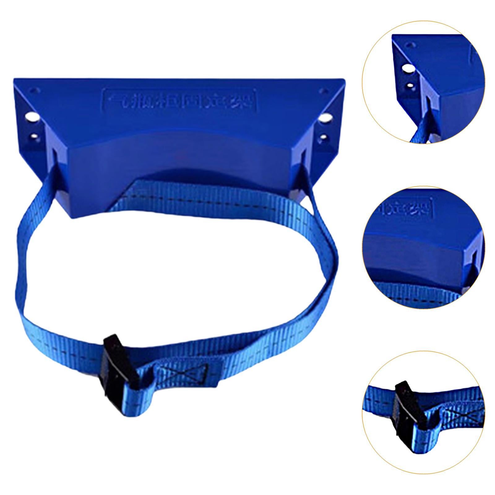 Gas Cylinder Bracket with Strong Strap Replace Accessory Portable Wall Mount Blue