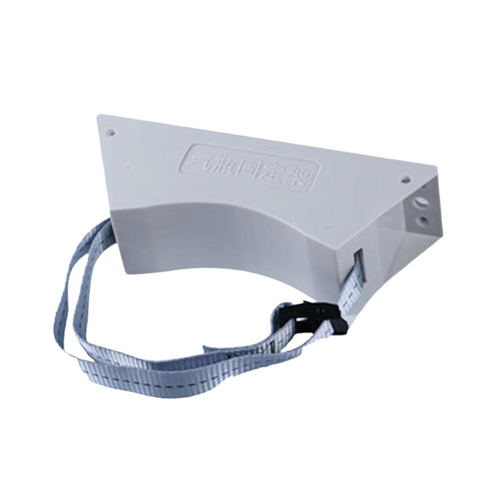 Gas Cylinder Bracket with Strong Strap Replace Accessory Portable Wall Mount Gray