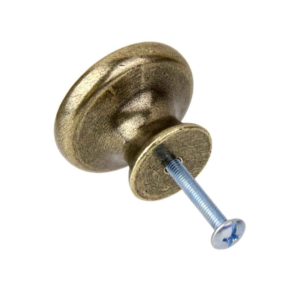 Vintage Cabinet Door Drawer Bin Dreser Handle Pull Knob Hardware - Narcissus