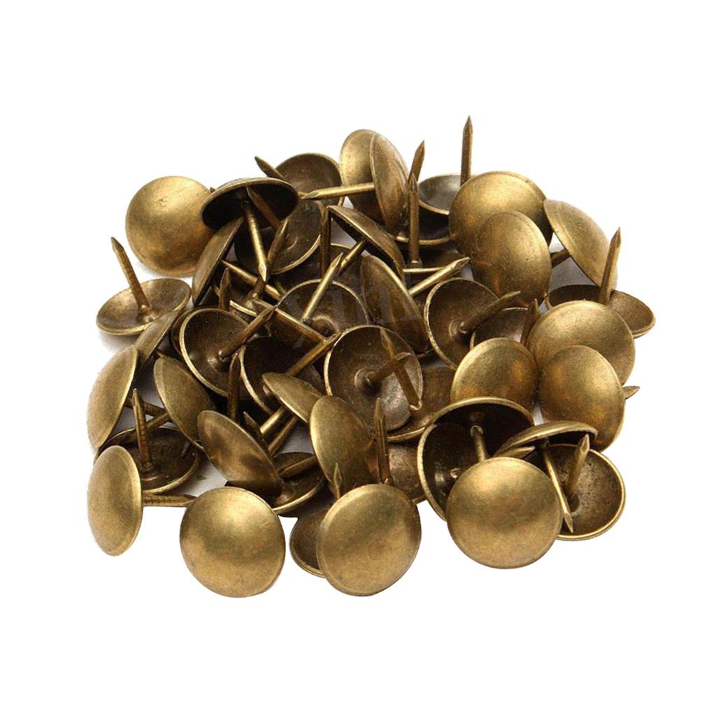 400 x Antique Copper Tacks Nails Furniture Decor Bronze Stud Pins 10x10mm