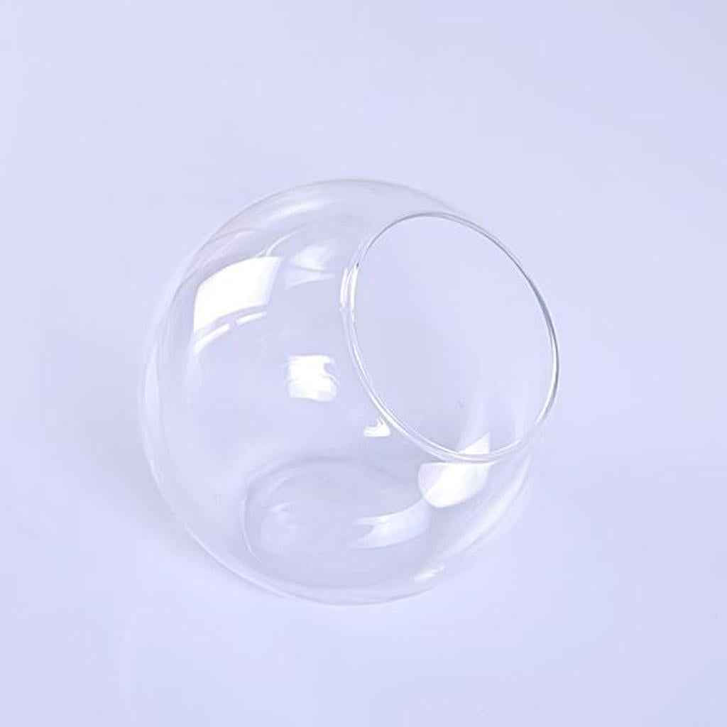 Clear Glass Vase Fishbowl Planter Terrarium Container Hydroponic Decor 15cm