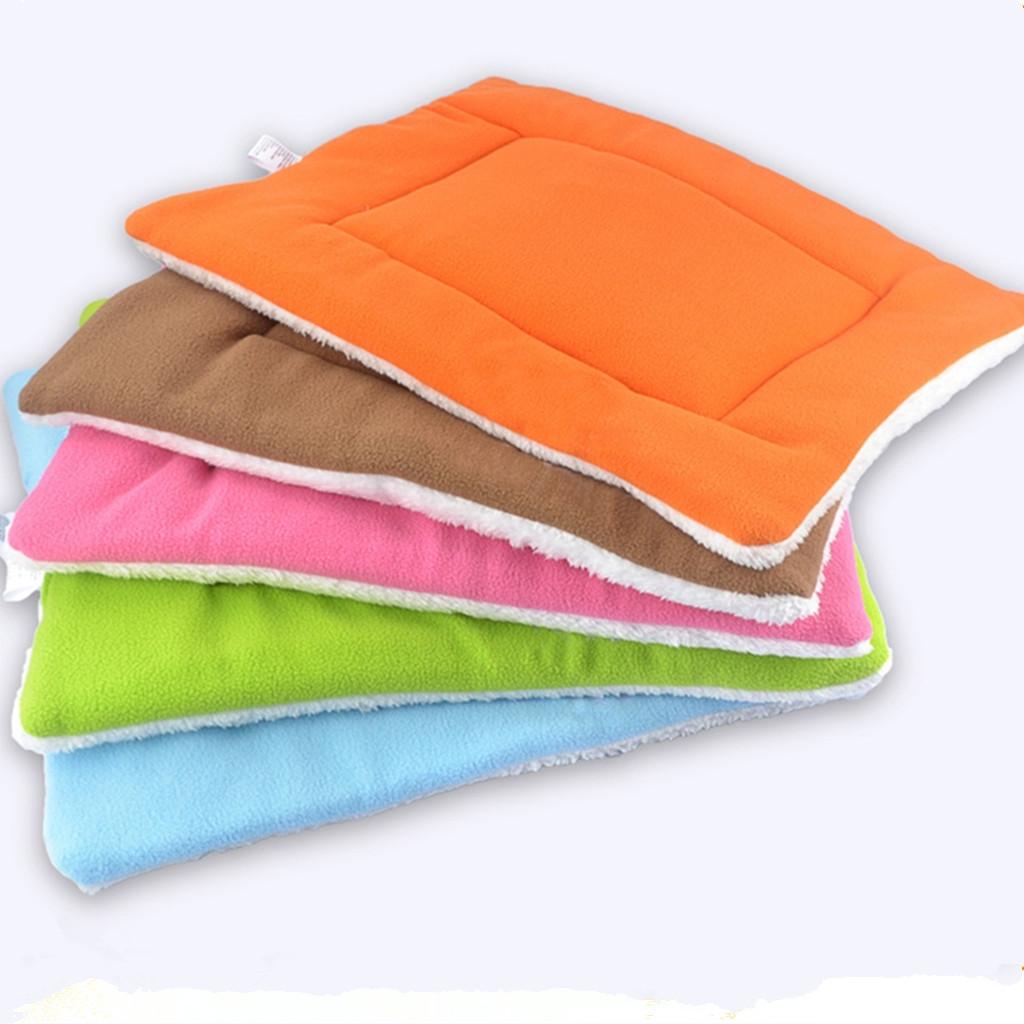 2 pcs Pet Dog Cat Sleep Mat Kennel Pad Puppy House Crate Nest Bed Cushion M