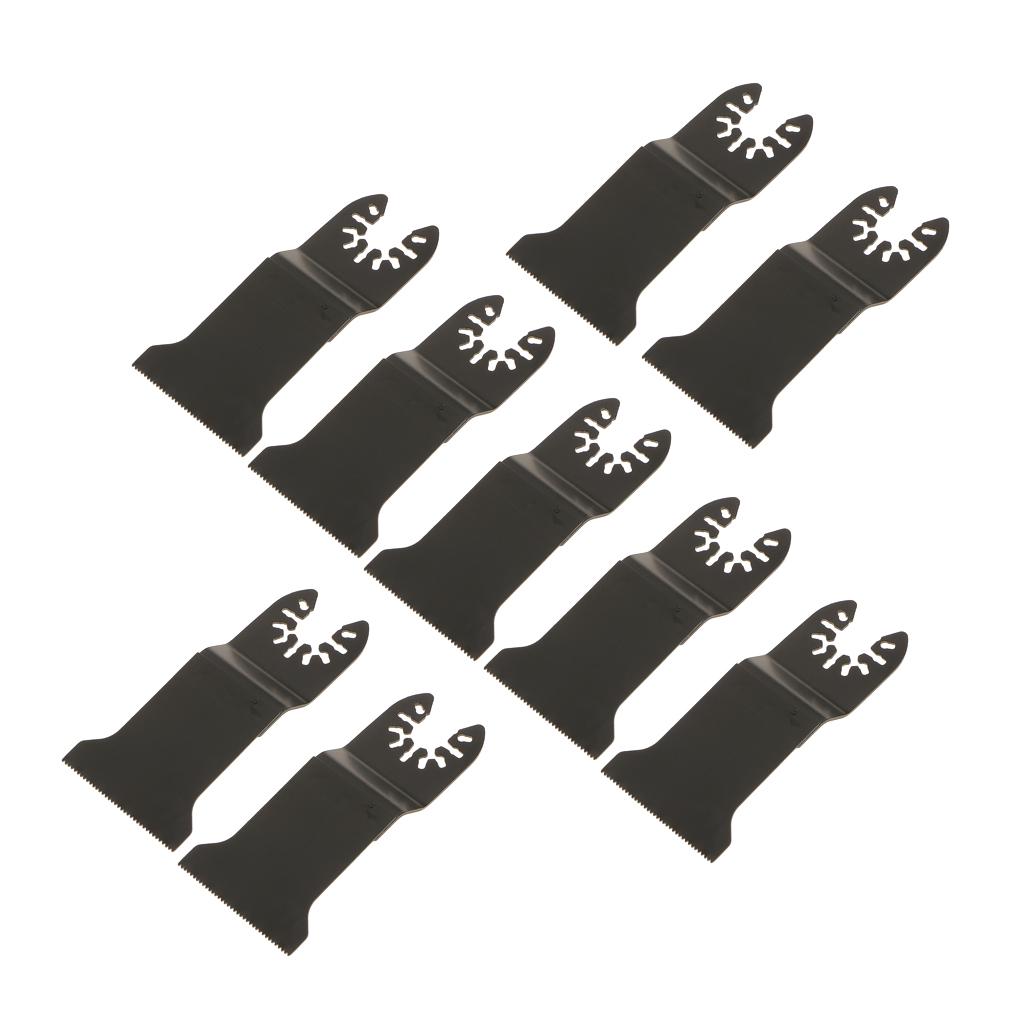 10Pcs 45mm Black Saw Blades Oscillating Multitool