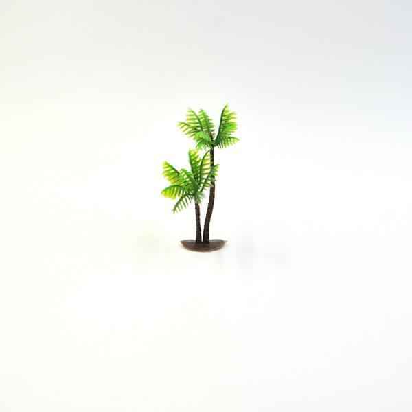 Chic Plastic Aquarium Coconut Trees Fish Tank Plants Ornament Decoration 1pcs