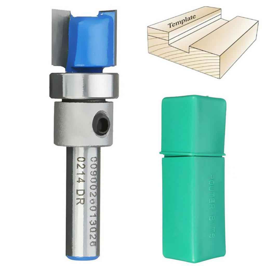 1/4”Shank Mortise/Template Flush Trim Cutter Router Bit 1/2''x2/5’’x 1-3/4’’