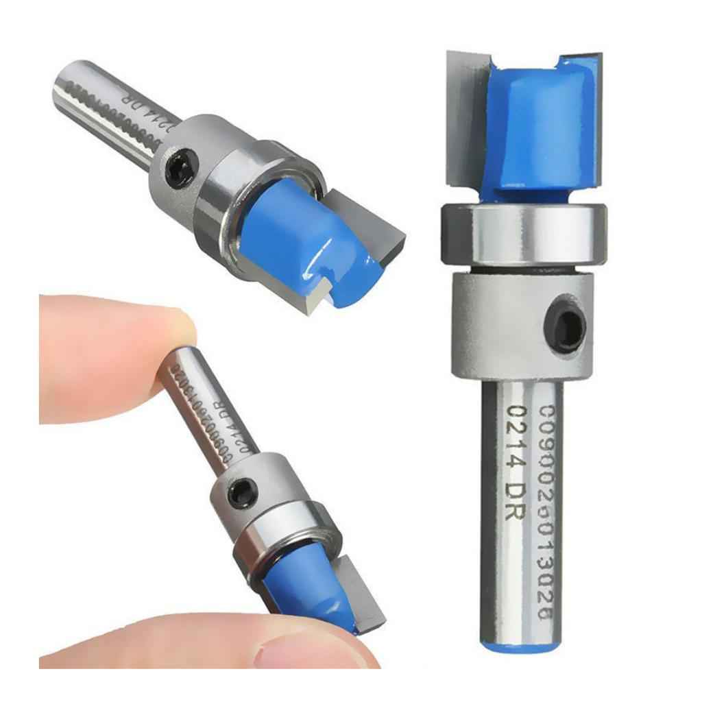 1/4”Shank Mortise/Template Flush Trim Cutter Router Bit 1/2''x2/5’’x 1-3/4’’