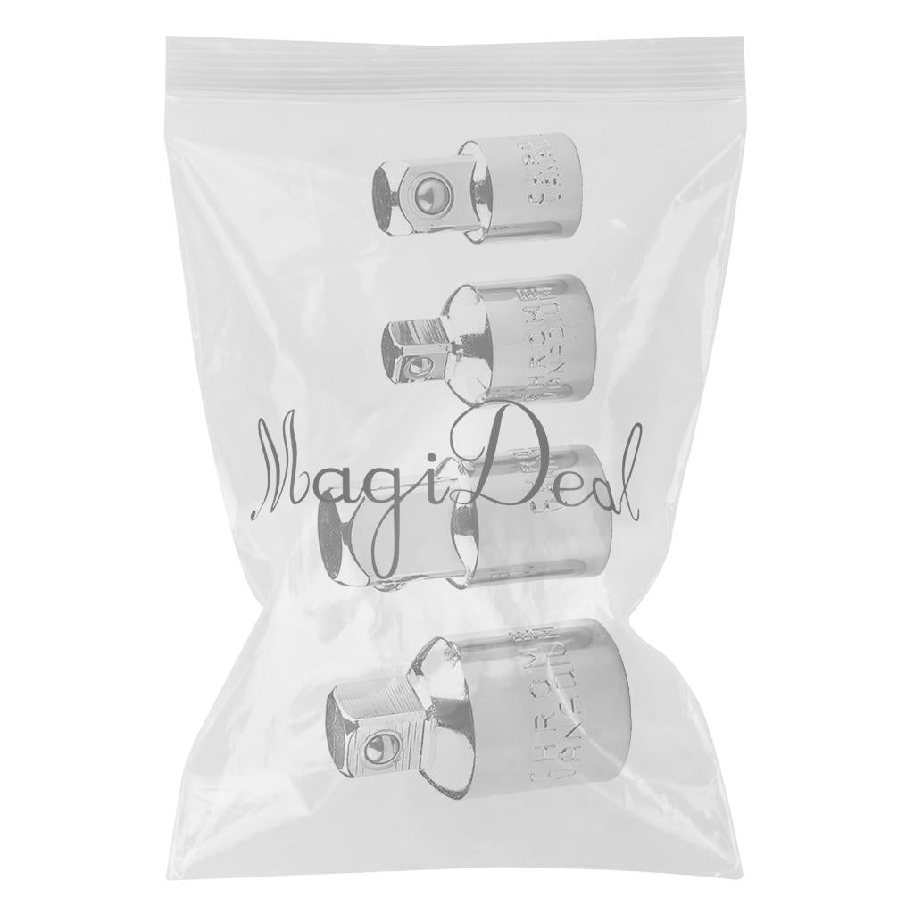3x4 Pieces Universal Joint Ratchet Angle Extension Bar Socket Adaptor