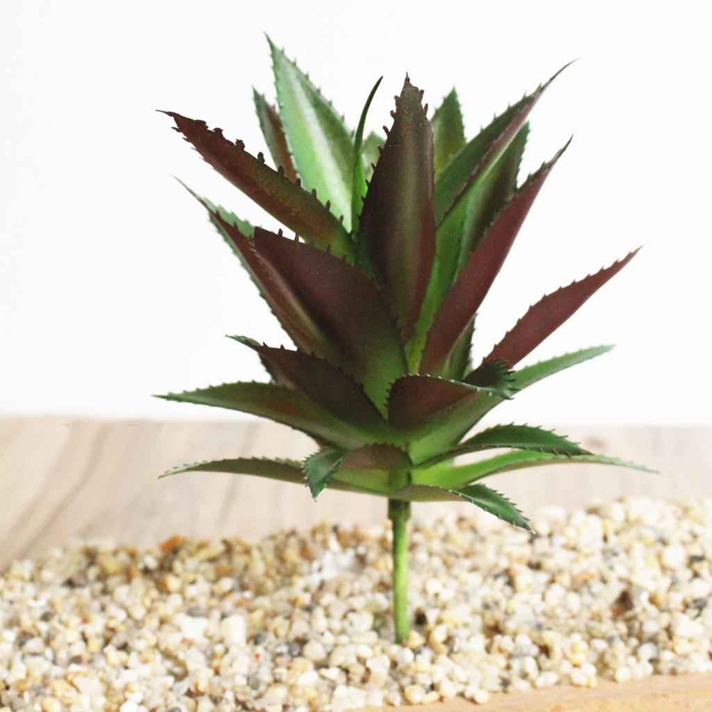 Lifelike Artificial Succulents Plants Flower Grass Home Plants Decor #18