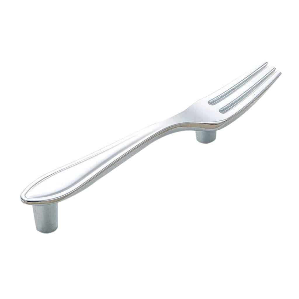 Creative Fork Pull Handle Kitchen Cabinet Cupboard Door Knob 120mm Chrome