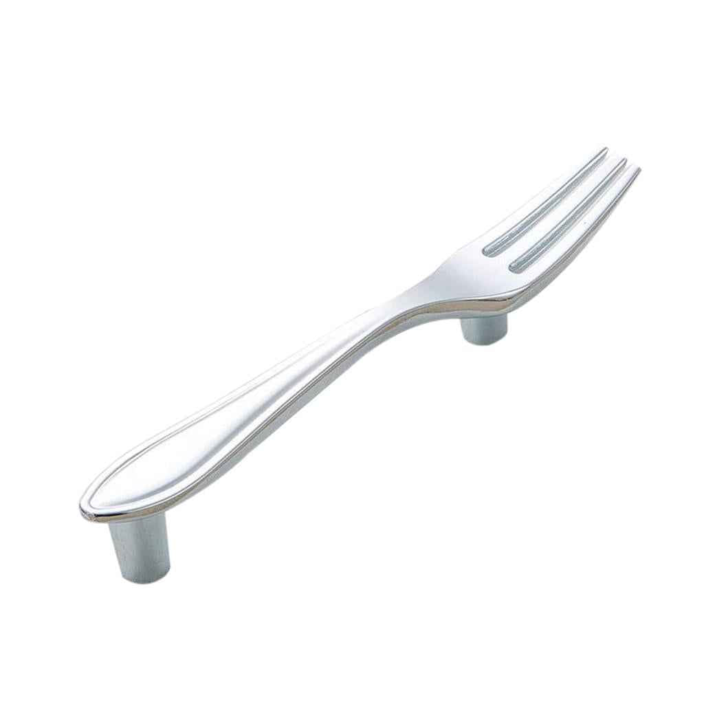 Creative Fork Pull Handle Kitchen Cabinet Cupboard Door Knob 120mm Chrome
