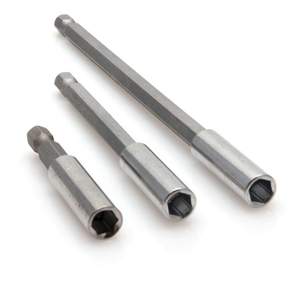 2x3 Pieces 1/4 Hex Mini Precision Magnetic Screwdriver Bit Holder 60-100-150mm