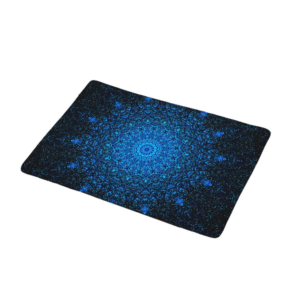 2Pcs Indoor Door Mat Non Slip Boho Rug Latex Backing Shoe Scraper 40x60cm 1