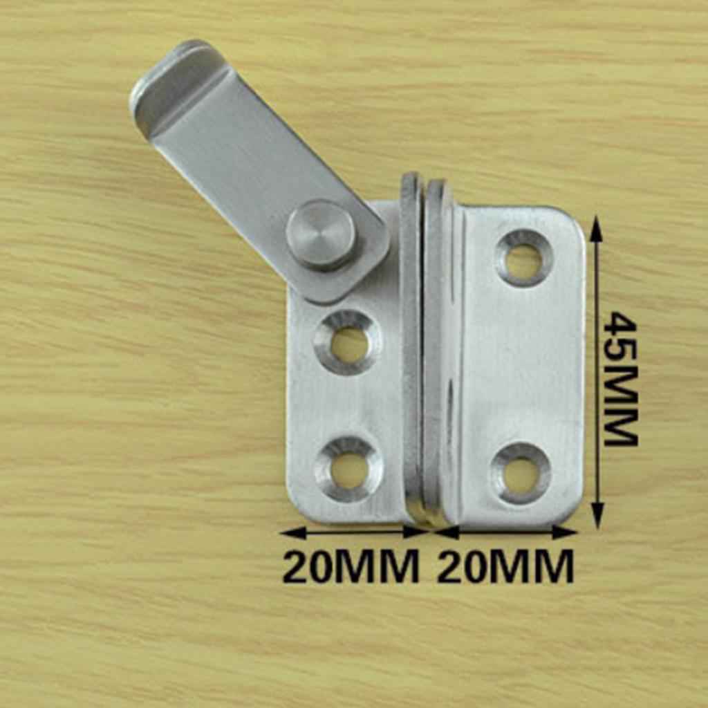 Stainless Steel Hasp Cabinet Door Latch Security Lock Hardware Left open