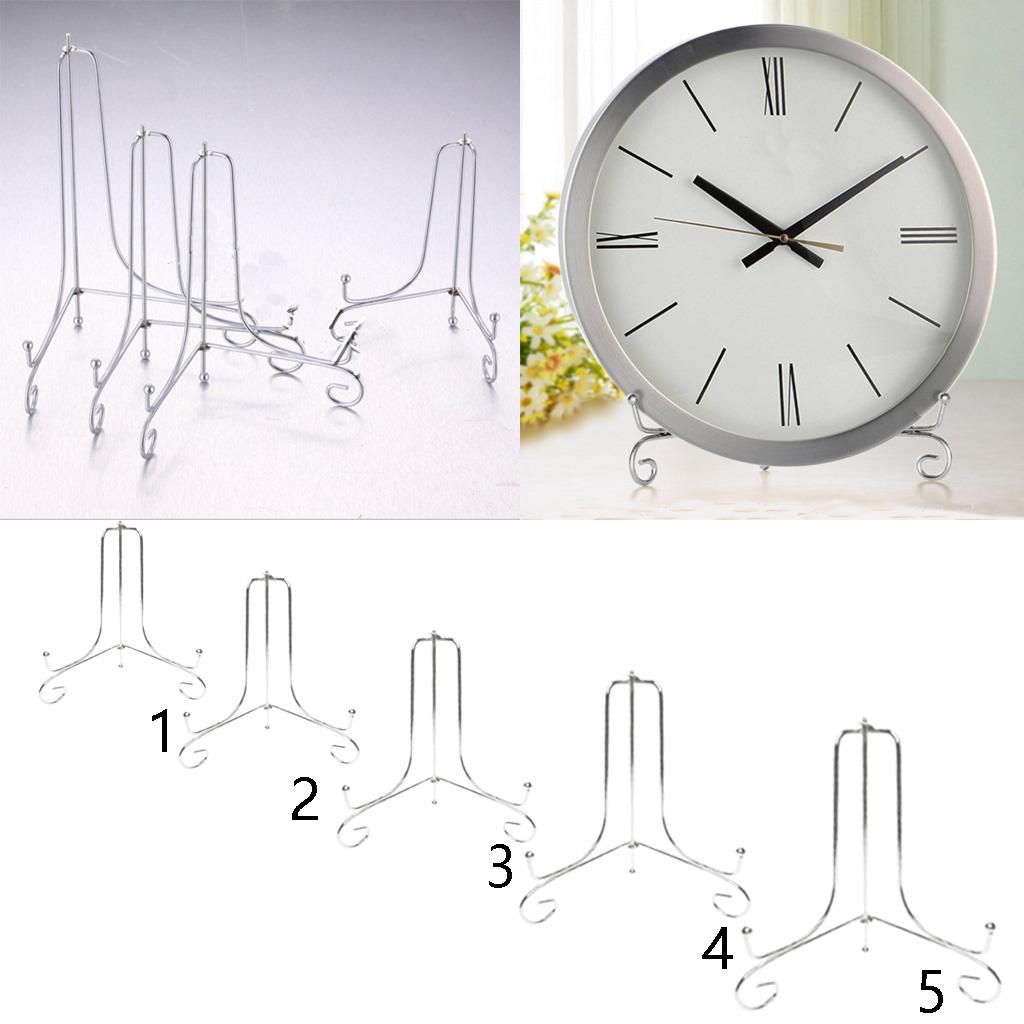2Pcs Iron Wire Display Rack Holder Display Easel Tabletop Books Stand 4inch