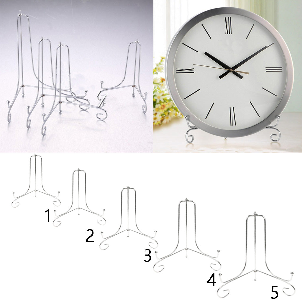 2Pcs Iron Wire Display Rack Holders Display Easel Tabletop Books Stand 8inch