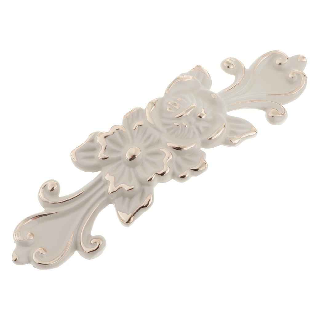 Creative Drawer Wardrobe Door Pull Handle Furniture Hardware E White 96mm