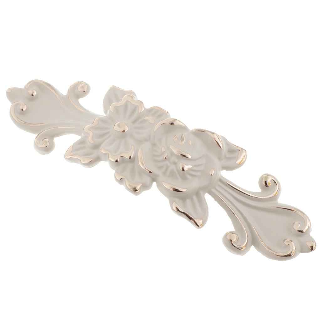 Creative Drawer Wardrobe Door Pull Handle Furniture Hardware E White 96mm