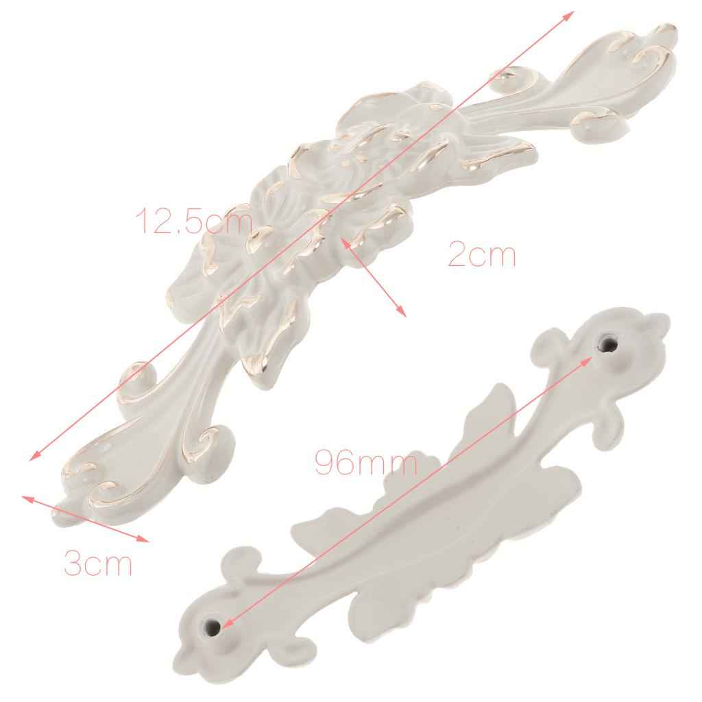 Creative Drawer Wardrobe Door Pull Handle Furniture Hardware E White 96mm