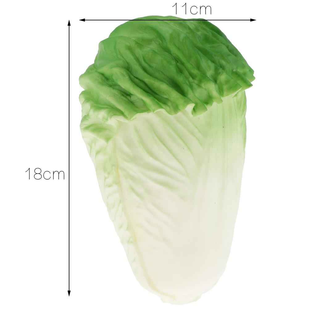 Artificial Vegetable Home Kitchen Cabinet Window Table Display short cabbage