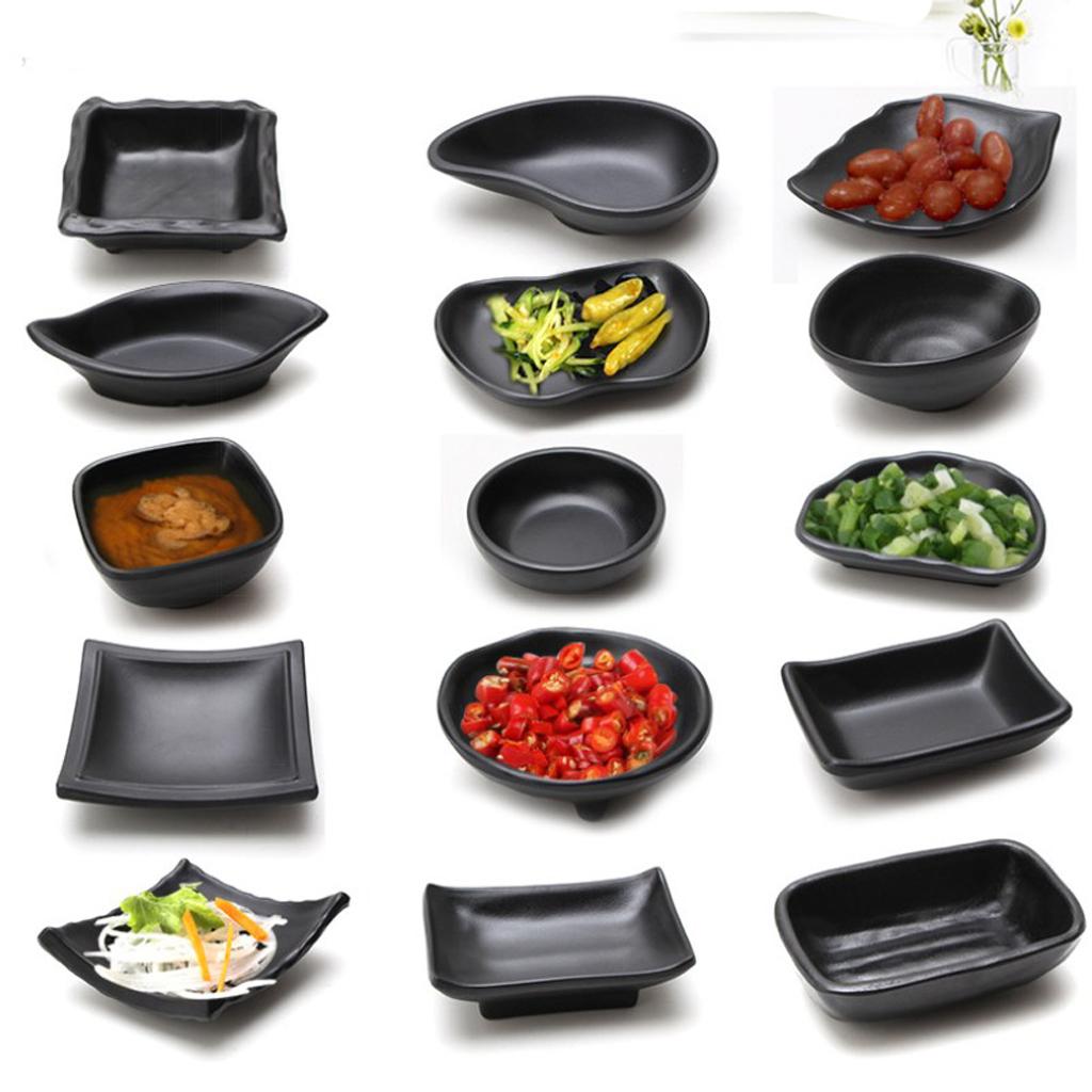 4Pcs Japanese Sushi Sauce Dipping Bowl Party Snack Nut Tray Butter Dish