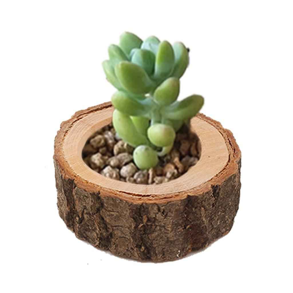 Tree Stump Wooden Candle Holder Tea Light Holder  Wedding Decoration 2.5cm