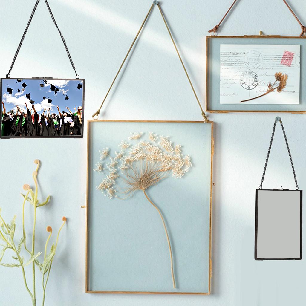4 Size Double Side Hanging Photo Picture Frame Plant Specimen Frame