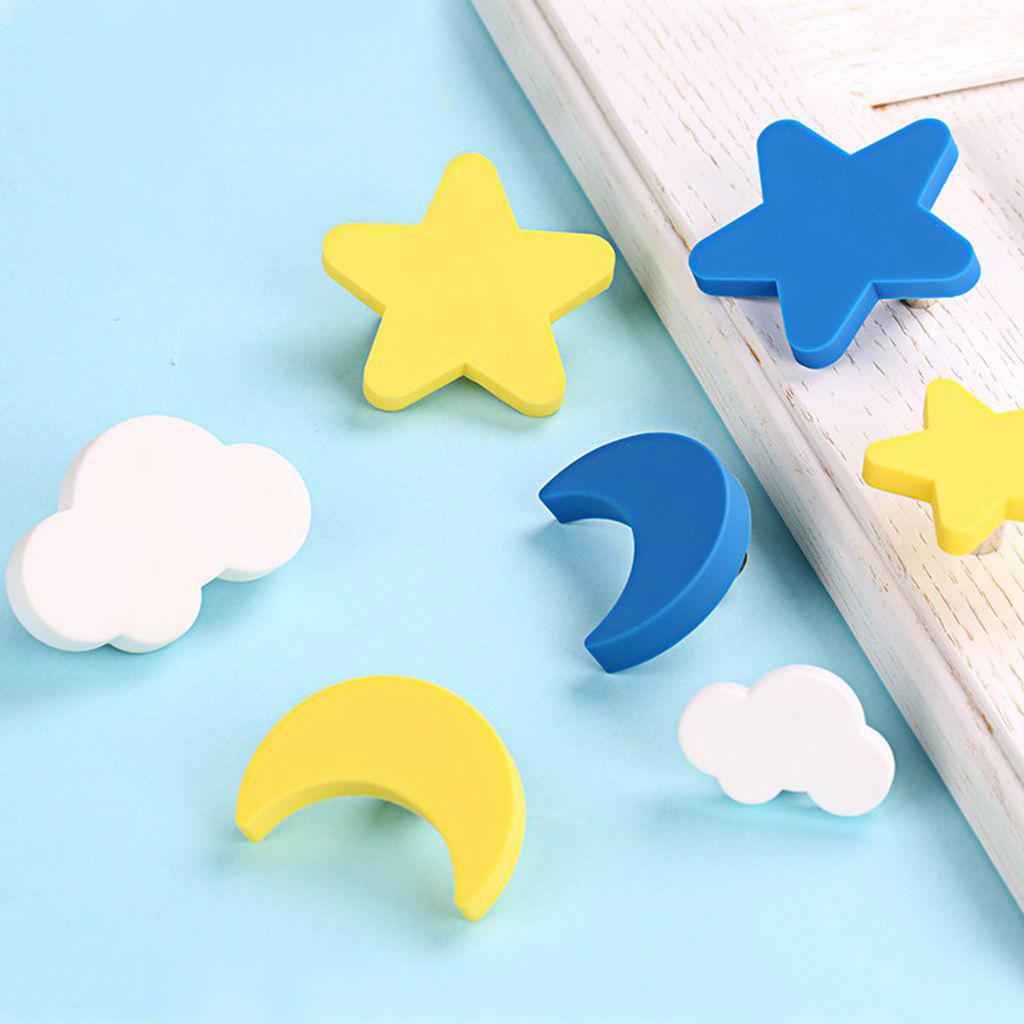 Children Bedroom Kids Furniture Knobs Decorative PVC Drawer Pulls L