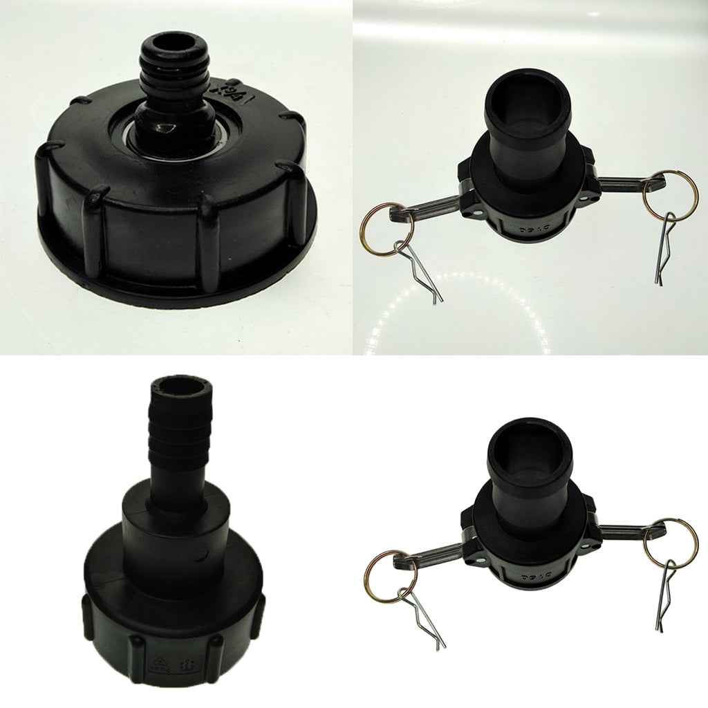 Plastic IBC Tank Adapter Hose Fittings 19mm Export